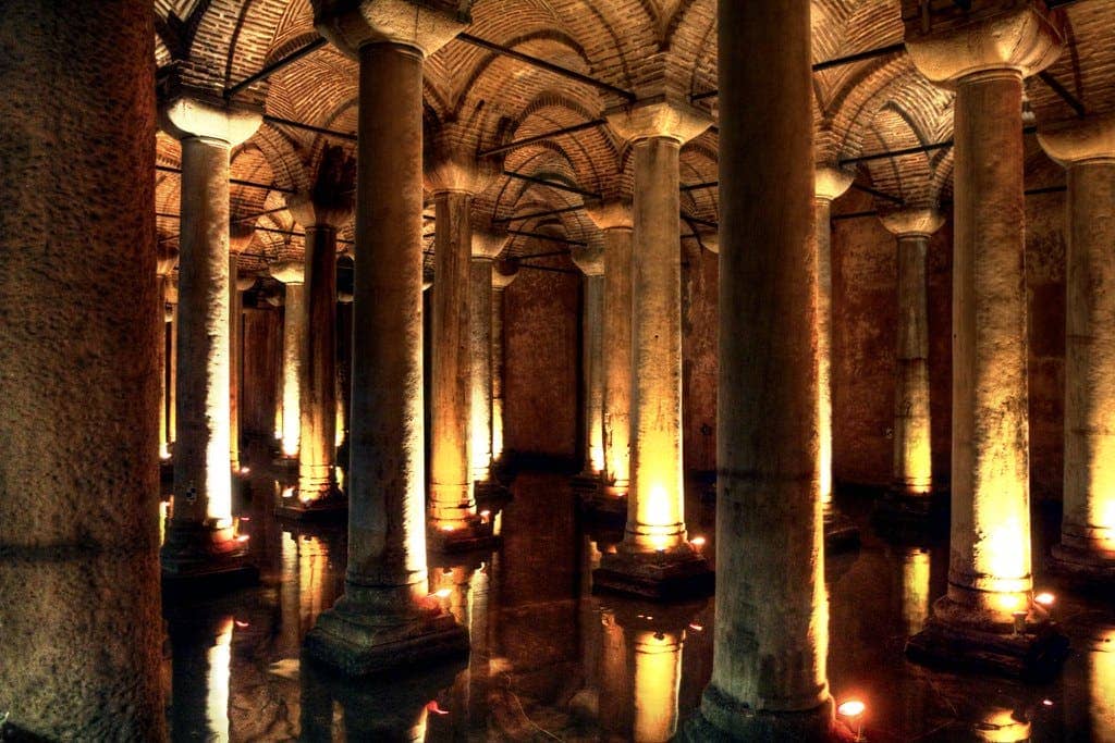 Admire the Basilica Cistern